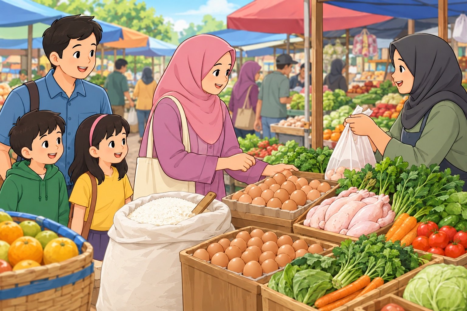 Belanja Sehat di Pasar Tradisional