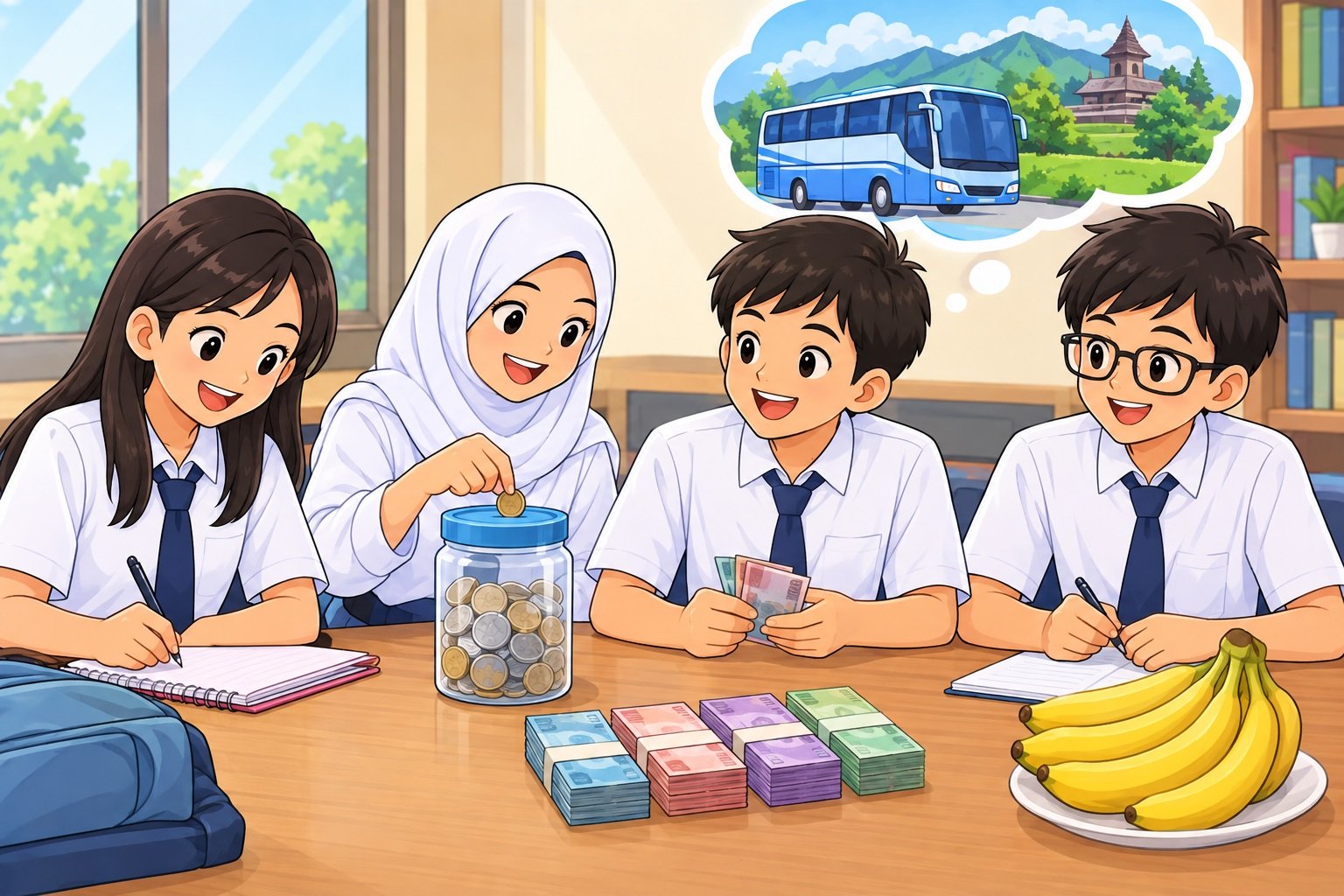 Menabung untuk Kegiatan Sekolah
