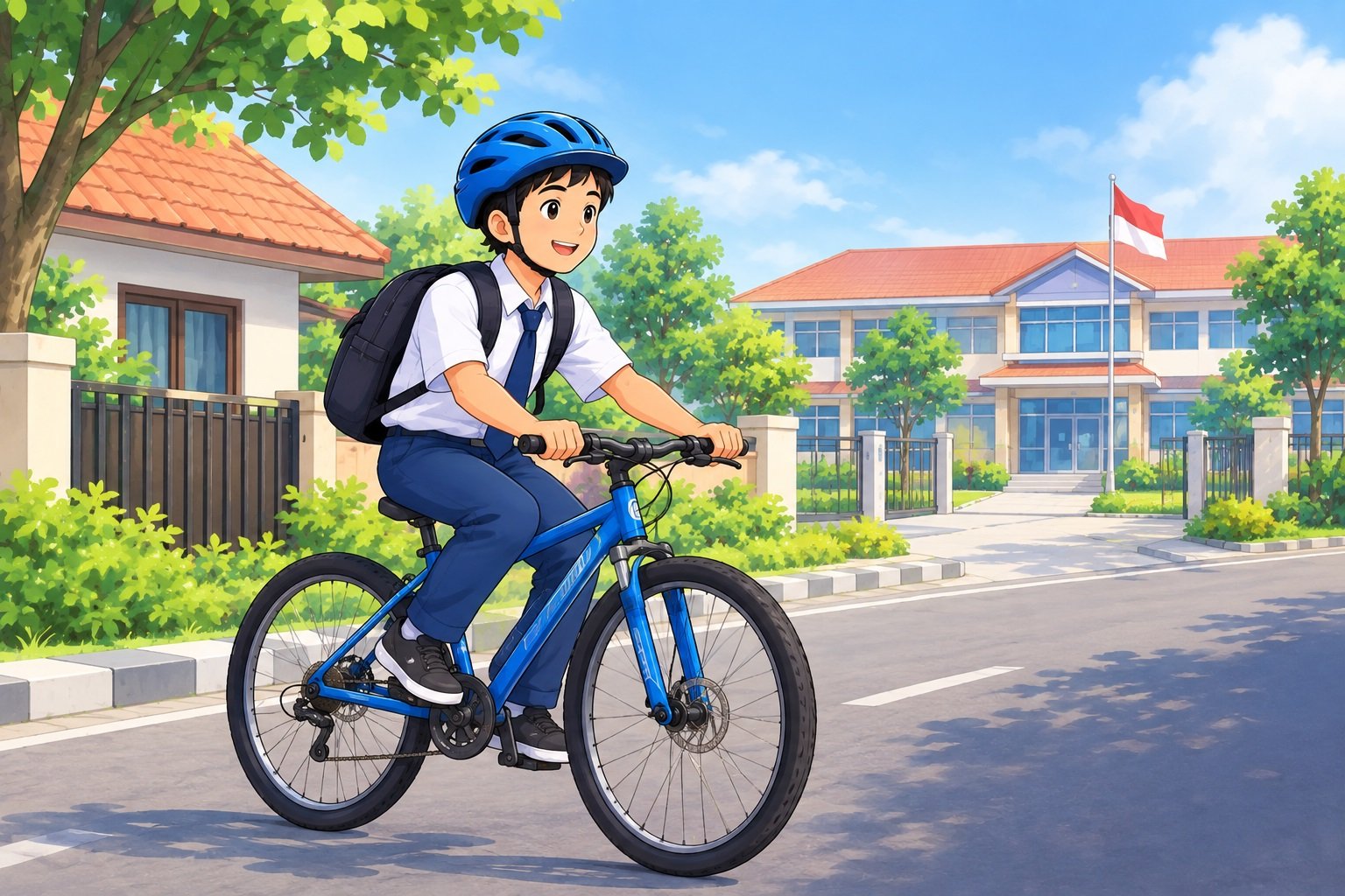 Bersepeda ke Sekolah